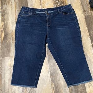 Hardly worn blue jeans